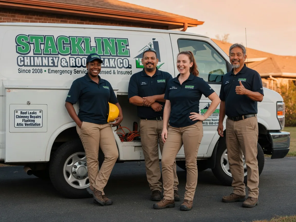 Chimney flashing repair company in Franklinville, NC